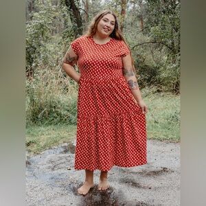 Mata Traders Tiered Jersey Dress